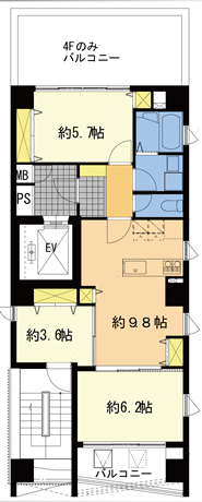 4F~10F 賃貸マンション